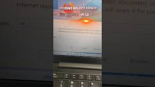 windows advanced firewall shortcut | #windows #computer #technology #shortcutkeys #asmr