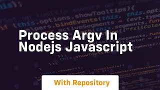 Process argv in nodejs javascript