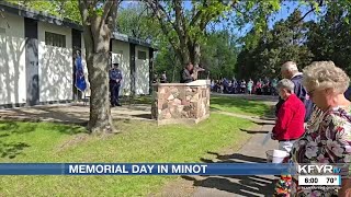 Veterans groups mark Memorial Day in Minot