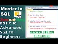 🔸 Top 3 SQL Nested String Functions You MUST Know! | Real-Life Examples in SSMS 🔥