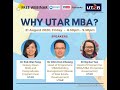 Why UTAR MBA?