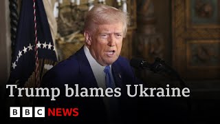 Trump tells Ukraine “You should have never started the war, you could have given up land” | BBC News