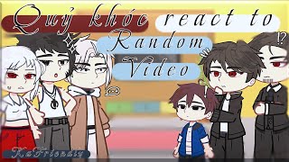 Quỷ khóc react to Random Video//NoShip//Part 1/?//KaFriendly #quykhoc #gachareact