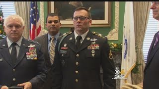 Mass. National Guardsman Receives Award For Marathon Bombing Heroics