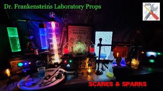 Dr. Frankenstein's Laboratory Props