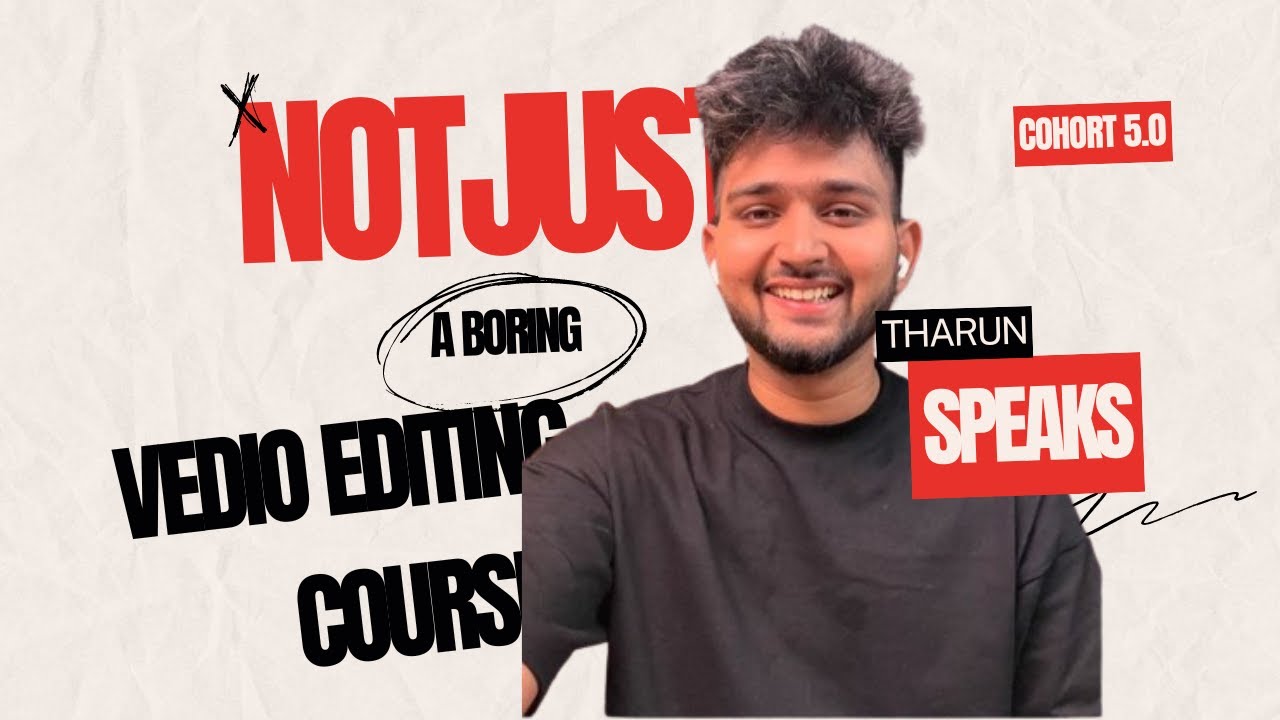 Tharun Speaks Second Assignment Slow Pace Youtube