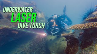 Powerful Dive Torch with Laser / OrcaTorch D570 GL Review / OrcaTorch Malaysia