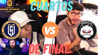 REACCION IBAI A WEST SANTOS VS PERSAS FC CUARTOS DE FINAL | KINGS LEAGUE AMERICAS