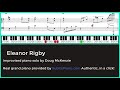 Eleanor Rigby - jazz piano tutorial.