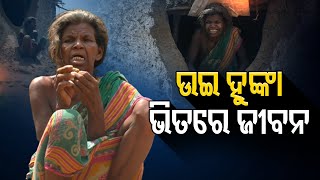 ଉଇ ହୁଙ୍କା ଭିତରେ ଜୀବନ || Septuagenarian Woman Lives In Termite Mound For Years || Odisha Reporter