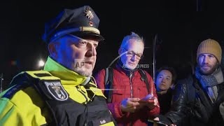 German police on attack at Berlin's Holocaust memorial