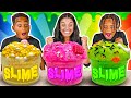 MAKING GIANT FLUFFY SLIME WITH THE PRINCE FAMILY CLUBHOUSE