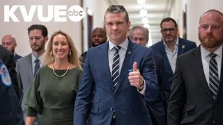 Pete Hegseth faces questioning on Capitol Hill during cabinet confirmation hearing