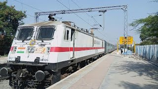 AP Sampark Kranti Ex | 12708 NZM-TPTY | MILKY WHITE LGD WAP7