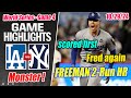 Dodgers vs Yankees World Series Game 4 [Innings 1st - CALL: FREEMAN!] | MLB Highlights 2024