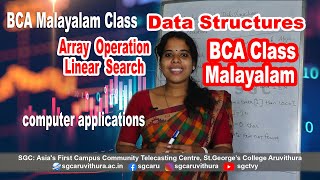 Array Operation-Linear Search || Malayalam