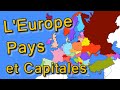 Les pays de l'europe et leurs capitales, géographie