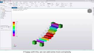 Tekla Structural Designer 2020 - Modelling and analysing stairs