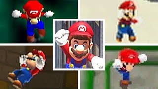 Evolution Of Mario FALLING TO HIS DEATH in 3D Mario Games (1996-2017)