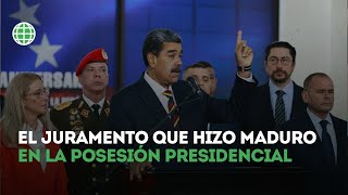 Este fue el juramento que hizo Nicolás Maduro durante la posesión presidencial en Venezuela