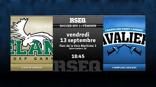 RSEQ D1 Soccer Féminin ⚽ Garneau @ Ch.-St-Lambert [2024-09-13]