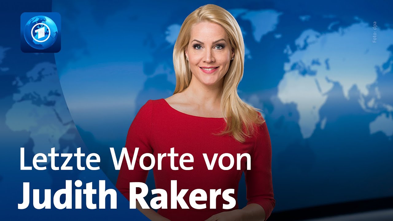 Judith Rakers: #Abschied Bei Der Tagesschau | Letzte Worte - YouTube