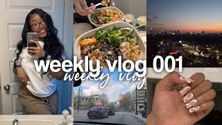 returning from my social media hiatus | weekly vlog 001 | rant, downtown atl, new vegan spots, nails