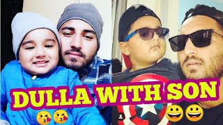 DULLA WITH SON || (ਦੁੱਲਾ ਆਪਣੇ ਮੁੰਡੇ ਨਾਲ ਲਹਿਰਾ ਕੱਢਦਾ ਹੋਇਆ) #Dulla #sonlove