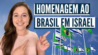 HOMENAGEM AO BRASIL EM JERUSALEM! Israel com Aline