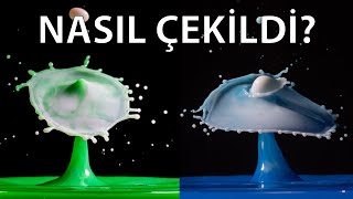 Nasıl Çekildi? Damla fotoğrafı çekiyoruz.