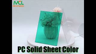 4mm 6mm 8mm Color Solid Polycarbonate Sheet