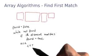 Array Algorithms Find the First Match - Intro to Java Programming