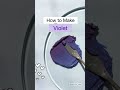 How to make Violet Colour | #shorts #youtube