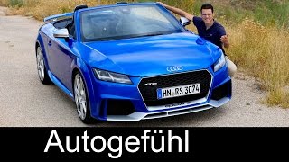 Audi TT RS Coupé & Roadster FULL REVIEW test driven 5cyl 400 hp 2017 all-new neu