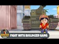 Fight With Bulldozer Gang | शिवा | Super Ep | Funny Action Cartoon | Shiva TV Show 2024 Hindi