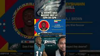AJ Brown Tells ESPN He Don't Care About Their Opinion: Philadelphia Eagles #shorts