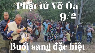 Buổi sáng rất đặc biệt sư Minh Tuệ rất vui tất cả phật tử vỡ òa