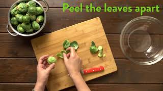 Save-On-Foods - Fresh Solutions Hack - How to De-Leaf a Brussels Sprout