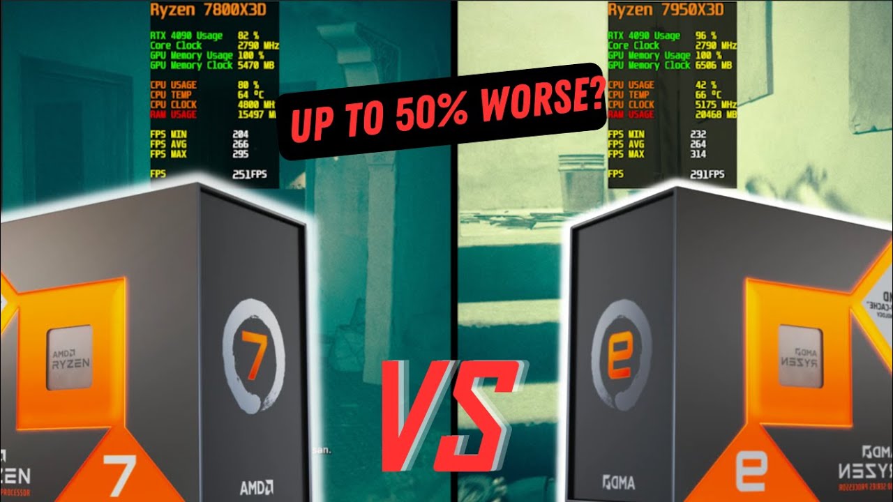 7950X3D Vs 7800X3D - Up To 50% Worse? - Benchmarks You Need To See ...