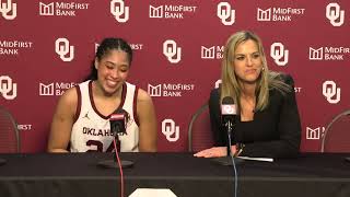 Jennie Baranczyk and Skylar Vann Postgame vs Auburn