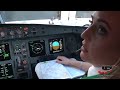 piloting airbus a330 out of san francisco cockpit views