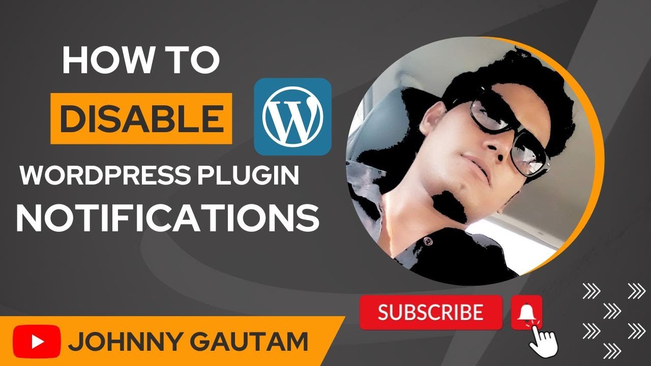 How To Disable WordPress Plugin Notifications || WordPress Plugin ...