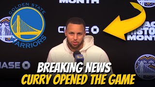 CAME OUT NOW 😯 CURRY SAID BOMBASTIC THINGS RIGHT NOW - GOLDEN STATE WARRIORS
