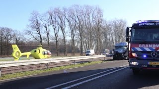 Botsing op botsing op N279 bij Heeswijk-Dinther