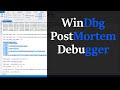 Programs crashing ? Get WinDBG to automatically start !