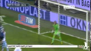 اهداف مباراة انتر ميلان ولاتسيو 1 3 محمد الكواليني8 5 2013HD
