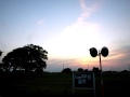 ５月の夕空　深谷通信隊跡地