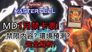 [Master Duel] FCG RJay MD 1月禁卡表講解! 正義執行! 天盃龍死了嗎? 環境影響?  完全解析! 【中/Eng/日本語】