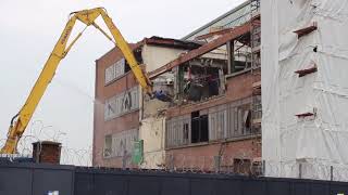 Fords stamping,body plant main office demolition Dagenham part2