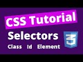 5 Important CSS Selectors  (CSS Tutorial for Beginners (2020) - #3)